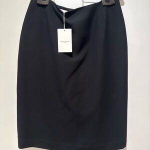 Lafayette 148 New York Classic Black Pencil Skirt